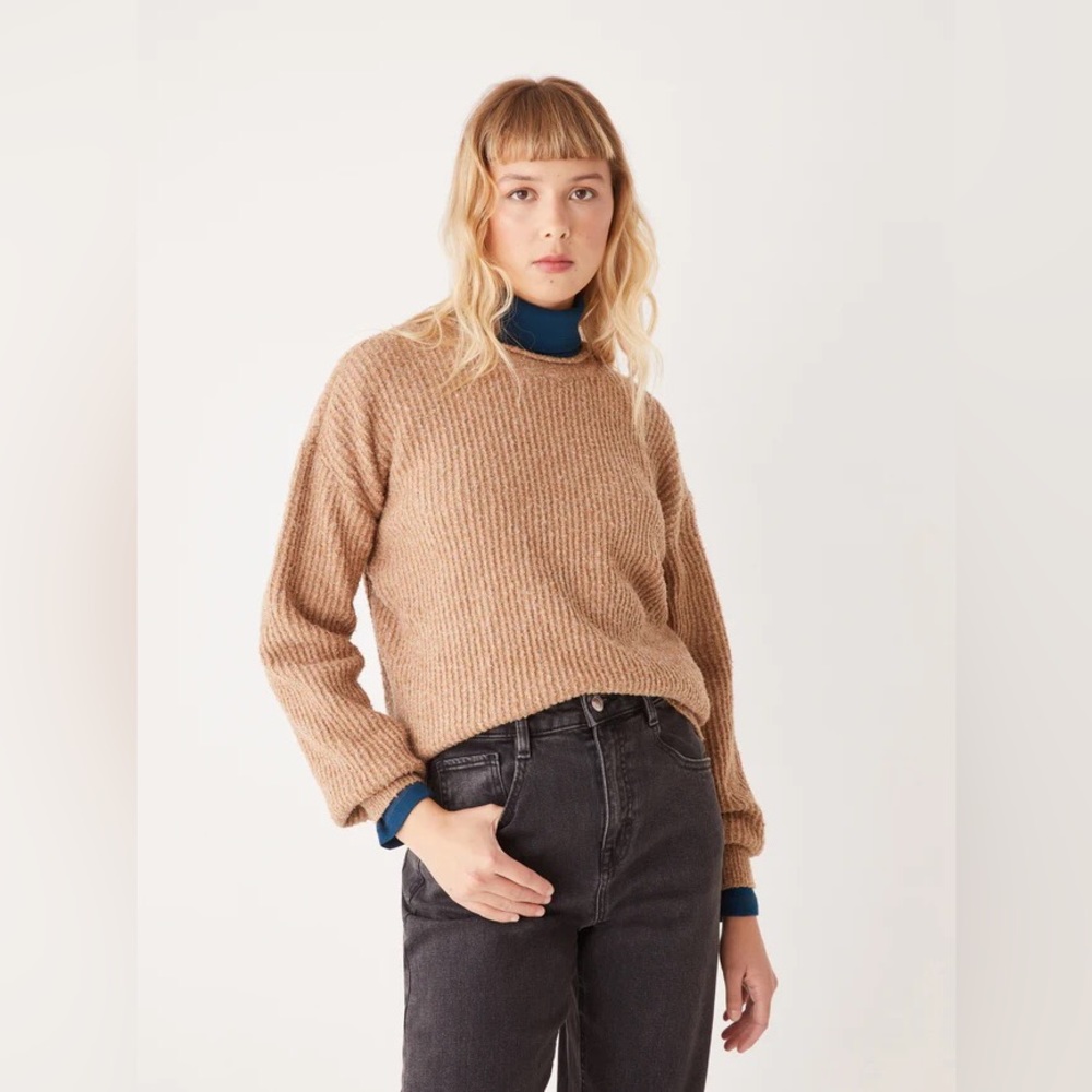 The Seawool® Crewneck Sweater in Brown - Picture 1 of 4